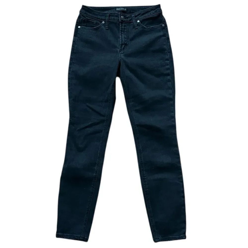 Silver Jeans High Note Skinny Black Jeans